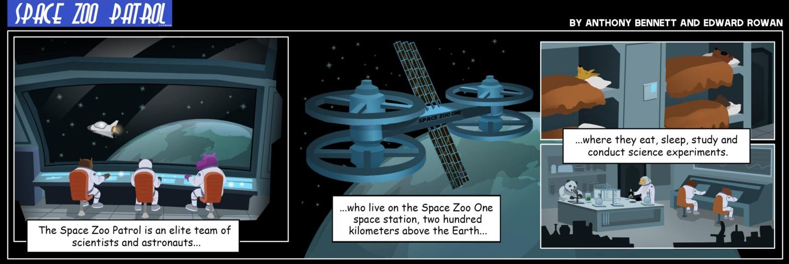 Space Zoo Patrol Weekly Comic 1